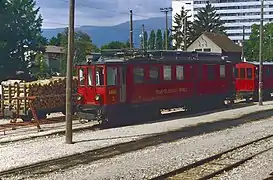 Timber for pit props was the main freight traffic in 1979.