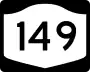 Route 149 marker