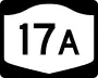 New York State Route 17A marker