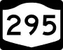 Route 295 marker