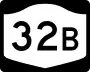 New York State Route 32B marker