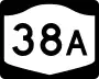 New York State Route 38A marker