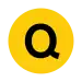 "Q" train symbol