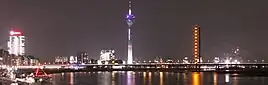 Dusseldorf at night