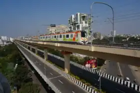 Nagpur metro on double deck elevated corridor