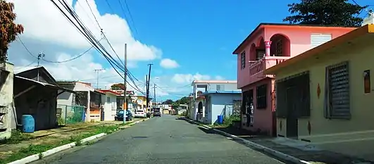 Residential street in Naguabo