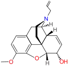 Chemical structure of nalodeine.