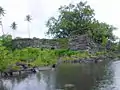 Nan Madol, the ruined ancient city of Pohnpei in the Federated States of Micronesia, named to the NRHP in 1974