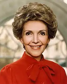 40th First Lady of the United States Nancy Reagan