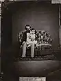 Napoleon III with his son and heir, the Prince Imperial, c. 1860