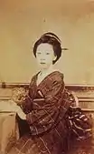 Narasaki Ryō (Oryō), born in Kyoto, Ryōma's wife