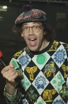 Nardwuar at Rolling Loud in 2019