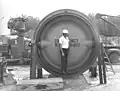 Large butterfly valve