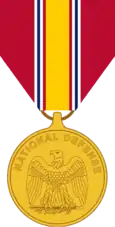 National Defense Service Medal with bronze service star in lieu of second award