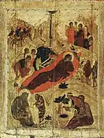 Andrei Rublev, 1405, in the Moscow Kremlin