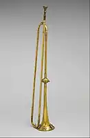 Natural trumpet, 1790 AD