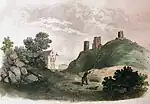 Castle mountain. A. Ales, 1835.