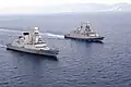 Destroyer Caio Duilio and Frigate Carlo Bergamini