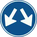 D3: The sign may be passed on either side