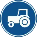 F11: Compulsory use of passing lane for slow motor vehicles (under 25 km/h)