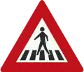 J22: Pedestrian crossing (formerly used )