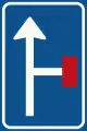 L9: Advance warning of a no through road for vehicles