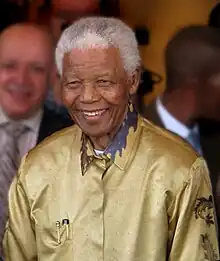 Nelson Mandela in 2008