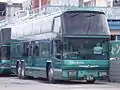 1986 model year Skyliner N122/3 operated by Chūō Kōtsū Bus (Osaka Prefecture); powertrain supplied by Nissan Diesel