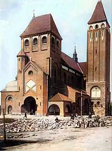 Neo-romanesque church in Gostynin