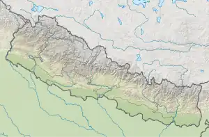 Location in Nepal