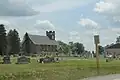 Church and cemetery in Neshkoro