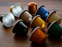 Nespresso coffee capsules