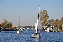 The Kagerplassen lake system in Teylingen