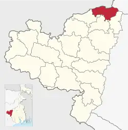 Location in West Bengal