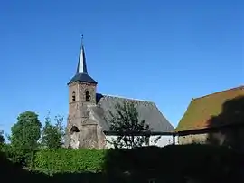 The church of Neuville-au-Cornet