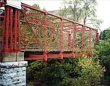 View of the bridge in 1984