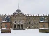 Entrance to the New Castle from Schlossplatz