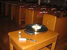 Brazier used for lighting the Paschal candle during Easter Vigil.