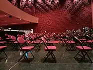 Interior when the theater was used as a COVID-19 vaccination site.