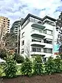 Newburn Flats, Melbourne. Completed in 1941; designed by Frederick Romberg and Mary Turner Shaw in 1939.