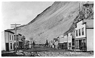 Frank Slide area in 2007