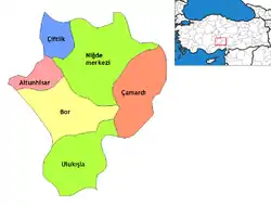 Districts of Niğde