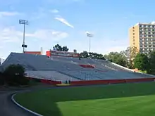 Former right field pavilion, 2008.