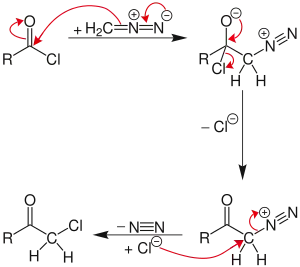 The Nierenstein reaction mechanism