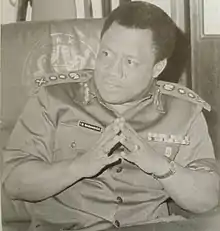 Presidential portrait of Ibrahim Babangida