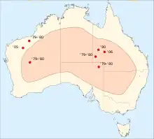 Map of range