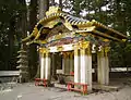 Karahafu on a Chōzuya pavilion at Nikkō Tōshō-gū