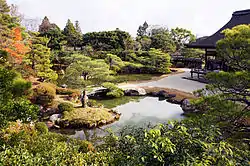 The north garden at Ninna-ji in Kyoto, a classic promenade garden