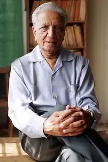 Bhagat at his residence in Ahmedabad, 2005