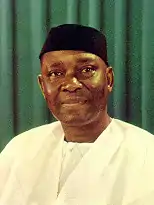 A picture of Nnamdi Azikiwe in circa 1963